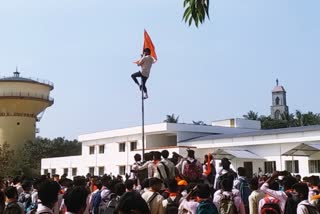 hijab-suffron-issue-student-hoists-saffron-flag-in-shivamogga