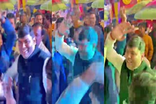RJD MLA Mukesh Roshan dance video viral