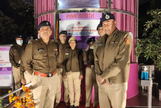 Inauguration of Pink Booth in janpath market delhi