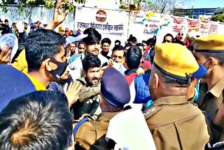 Student Protest in Jaipur