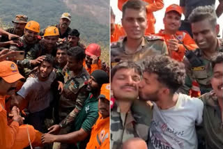 Kerala: Youth trapped in mountain cleft for 2 days rescued by Army team