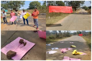 Naxalites threw pamphlets in Bijapur