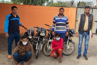 rohtak bike thief arrest