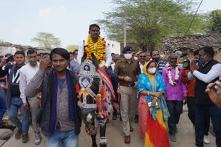 Bindori of dalit groom in Bundi