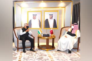 EAM Jaishankar meets Qatari counterpart in Doha