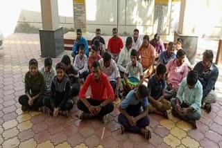 wrestlers at Panchayat Samiti office Miraj