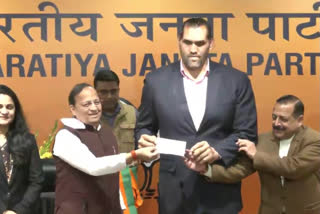 The Great Khali joins BJP