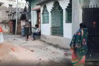 bengal-civic-polls-2022-attack-on-bjp-candidate-house-in-rampurhat-municipality