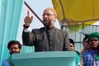 At UP rally, Owaisi questions PM's silence on Hijab row