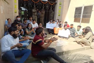 abvp agitation at mumbai university