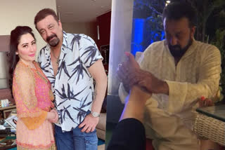 sanjay dutt maanayata dutt 14th wedding anniversary