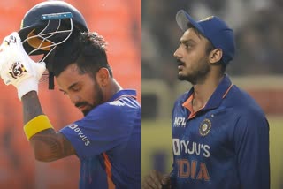 KL Rahul out of T20 series due to injury  India vs West Indies T20 series  Axar Patel KL Rahul  KL Rahul and axar out of T20 series due to injury  രാഹുലും അക്‌ഷറും പുറത്ത്  അക്‌ഷർ പട്ടേൽ കെ എൽ രാഹുൽ  ഇന്ത്യ vs വെസ്റ്റ് ഇൻഡീസ് ട്വന്‍റി-20 പരമ്പര