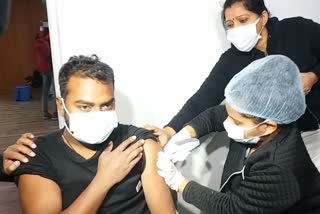 Needle Free Corona Vaccine in Bihar