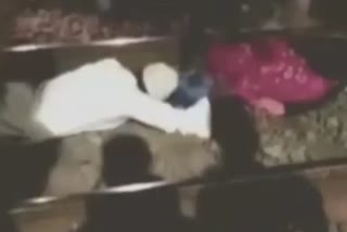 Man saves girl after she gets trapped under moving train