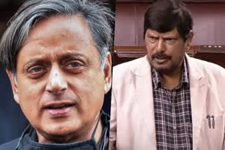 Shashi tharoor ramdas athawale twitter war