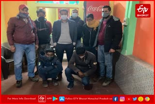 chitta smugglers arrested in nahan