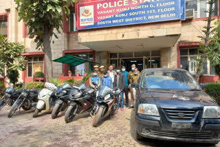 vasantkunj police arrested two auto lifter