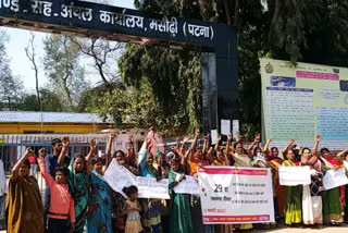 Aipwa protest against Gaighat Shelter Home Case in patna