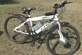 E-bicycle in Ramgarh made by youth