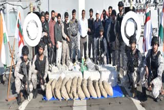 drugs seized from Arabian Sea: અરબી સમુદ્રમાંથી 800 કિલો ડ્રગ્સ ઝડપાયું