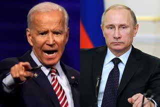 Biden warns Putin of severe costs of Ukraine invasion  Biden warns Putin on Ukraine Crisis  വലിയ വില കൊടുക്കേണ്ടി വരും എന്ന് ബൈഡൻ  റഷ്യൻ പ്രസിഡന്‍റ് വ്‌ളാഡ്‌മിർ പുടിന് ജോ ബൈഡൻ മുന്നറിയിപ്പ് നൽകി  പുടിൻ ബൈഡൻ സംഘർഷം  റഷ്യയ്‌ക്ക് താക്കീതുമായി യുഎസ് പ്രസിഡന്‍റ് ജോ ബൈഡൻ  റഷ്യ യുക്രെയ്‌ൻ സംഘർഷം  റഷ്യ ഉക്രൈൻ അധിനിവേഷം  ഉക്രെയ്‌ൻ ആക്രമണം  US President Joe Biden warns Russian President Vladimir Putin