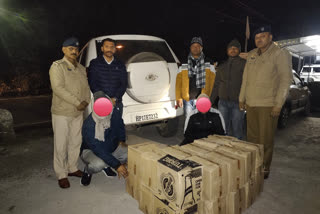 Sirmaur police recovered liquor