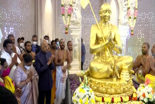 president ramnath kovind visited statue of equality