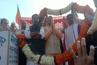 BJP organized huge public meeting in Kirari