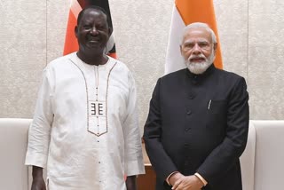 Modi meets ex-Kenyan PM