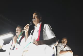 minister meyyanathan election campaign at mayiladuthurai