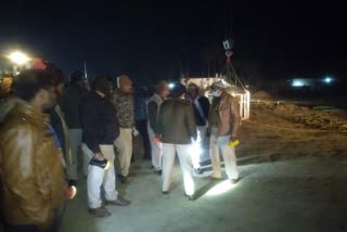 under construction tunnel collapse in katni