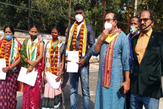 candidate campaign for panchayat election in boudh