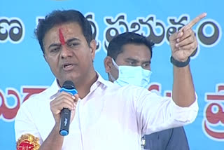 KTR Mustabad Visit for Double bedroom Houses, ktr comments