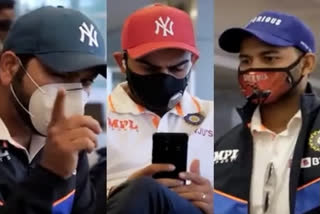 Team India players reached Kolkata for T20 series against west indies