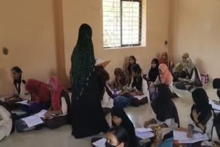 Teachers and children come to school wearing hijab