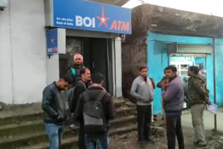 ATM machine theft in Dhanbad