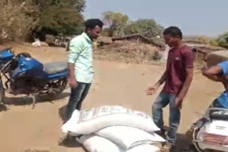 Black marketing of food grains in Burhanpur