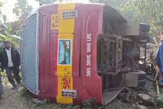 Bus Overturn in Sarberia