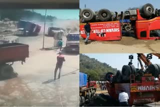 crushing of uncontrolled trailer