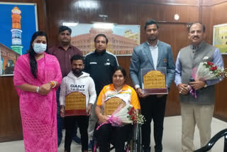 Honoring Paralympians In Rajasthan