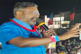 Thirumavalavan said that he would not allow Dalits to be occupied by BJp, பாஜகவால் தலித்துகள் ஆக்கிரமிக்கப்படுவதை விடமாட்டேன்  மதுரையில் திருமாவளவன் முழக்கம்