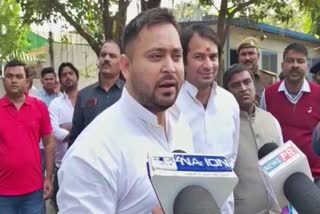 tejaswi yadav on Secondary Shikshak Niyojan Postponded