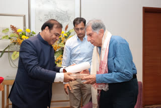 Ratan Tata conferred Assam Baibhav award by Assam CM Himanta Biswa Sarma