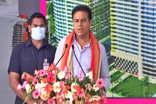 minister ktr at kandlakoya It park