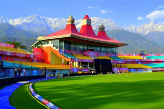 T20 match at International Cricket Stadium in Dharamshala