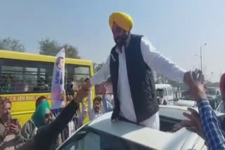 ਲੁਧਿਆਣਾ ਚ ਭਗਵੰਤ ਮਾਨ ਵੱਲੋਂ ਰੋਡ ਸ਼ੋਅ