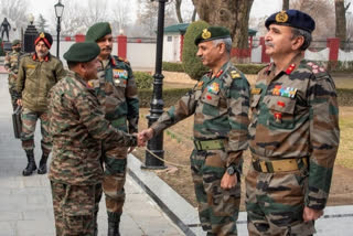 Northern Army Commander reviews situation along LOC in Kashmir valley