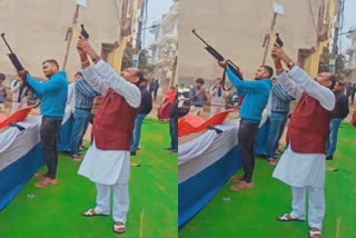 RJD leader Udai Singh video of Harsh firing in Nalanda goes viral