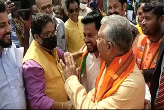 dilip ghosh campaign at barasat ahead of civic polls