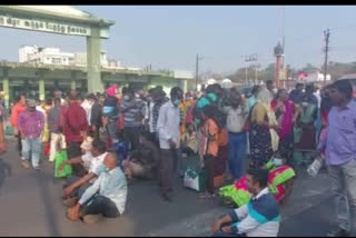 public roadblock in pollachi